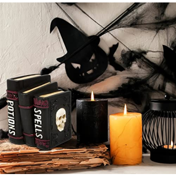 Enchanting Witch and Wizard Spell Book for Halloween Decor