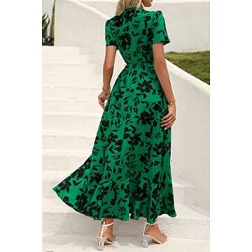 PrettyGarden Maxi Dress - Stylish Summer Wrap Dress