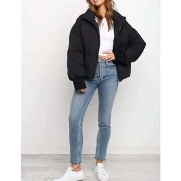 InterNos Women's Stylish Winter Puffer Jacket