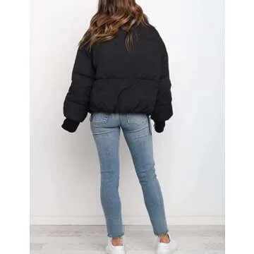 InterNos Women's Stylish Winter Puffer Jacket