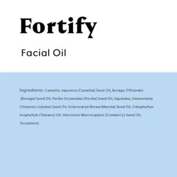 Stratia Fortify - Restorative Facial Oil with Omega Fatty Acids Blend, Nourishing & Non-Greasy for Dry, Combo & Sensitive Skin, 1 Fl Oz