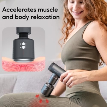 Arboleaf Mini Massage Gun with Heat & Cold Therapy