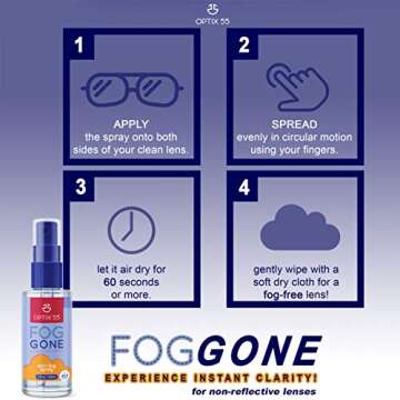 Anti-Fog Spray for Glasses & Swim Goggles - 60ml
