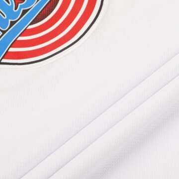 OTHERCRAZY Women Lola #10 Space Movie Costumes Halloween Cosplay Cheerleading Top & Shorts Set with 3pcs Accessories Crop Outfit X-Small