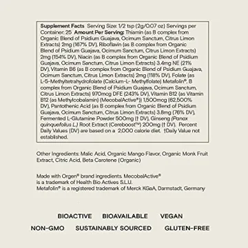 Moon Juice Ting Mango B Complex Ginseng Energy Supplement