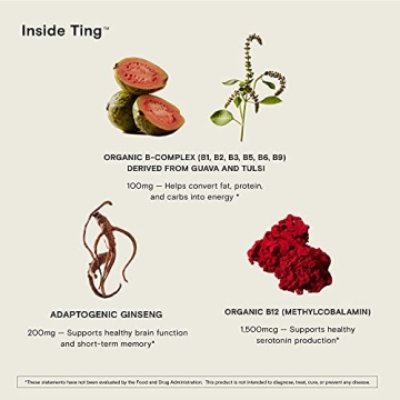 Moon Juice Ting Mango B Complex Ginseng Energy Supplement