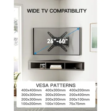 Pipishell TV Wall Mount for 26-60 Inch TVs