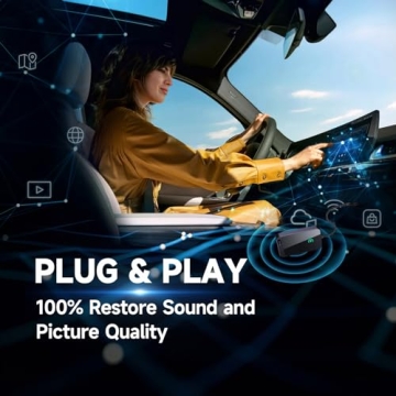 Jemluse Wireless CarPlay Adapter Fast iPhone Connection