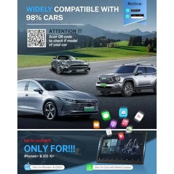 Jemluse Wireless CarPlay Adapter Fast iPhone Connection