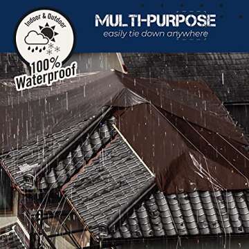 Heavy-Duty Waterproof Tarp Cover for All Weather Conditions
