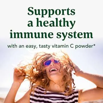 MegaFood Daily C-Protect Nutrient Booster Powder - Immune Support - Vitamin C Powder - Drink Mix with Vitamin C, Real Food & Herbs - Vegan, Non-GMO, Without 9 Food Allergens - 2.25 Oz (30 Servings)