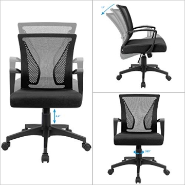 KaiMeng Office Ergonomic Chair with Lumbar Support