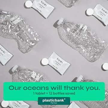 FOMIN Foaming Hand Soap Tablets (16 Count) - Makes 128 fl oz (16 x 8 fl oz) - Unscented - Foaming Hand Soap Refills, Sustainable Soap Tablets for Hands