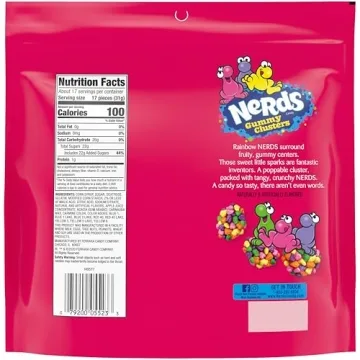 Rainbow NERDS Gummy Clusters Halloween Treats 18.5oz