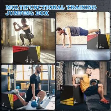 XDDAIS 3-in-1 Foam Plyometric Jump Box for Home Gym