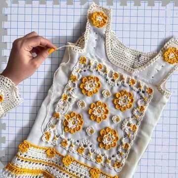 9 Pack Blocking Mats for Knitting & Crochet Project, Extra Thick Knitting Blocking Mat with Grid Lines，Knitting Mats with 100 T-Pins and Storage Bag