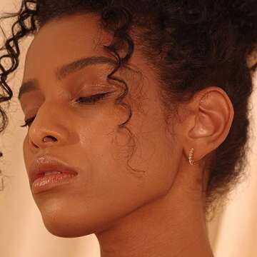 Fettero Gold Huggie Hoop Earrings for Everyday Wear