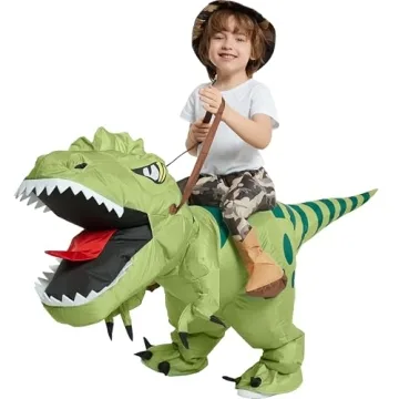 One Casa Inflatable Dinosaur Costume for Kids Ages 2-3