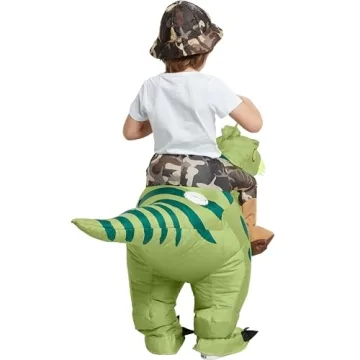 One Casa Inflatable Dinosaur Costume for Kids Ages 2-3
