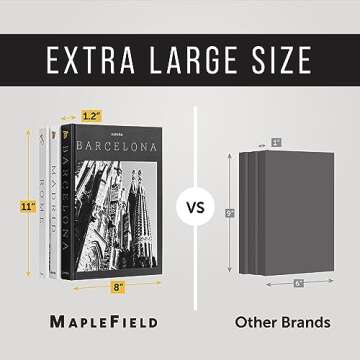 Maplefield Set of 3 XL Decor Books for Coffee Table – Hardcover Barcelona Coffee Table Volume for ...