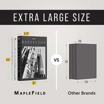 Maplefield Set of 3 XL Decor Books for Coffee Table – Hardcover Barcelona Coffee Table Volume for ...