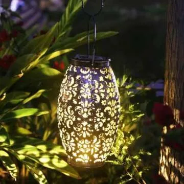 Kaixoxin Solar Lantern Lights for Patio and Garden
