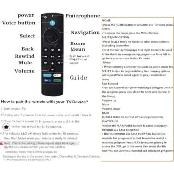 Fire Stick Remote Replacement Control for All Fire Models