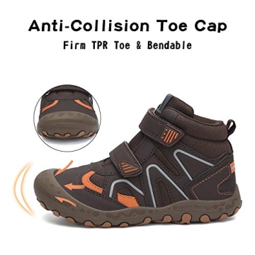 Mishansha Kids Hiking Boots Waterproof Lightweight Outdoor Shoes