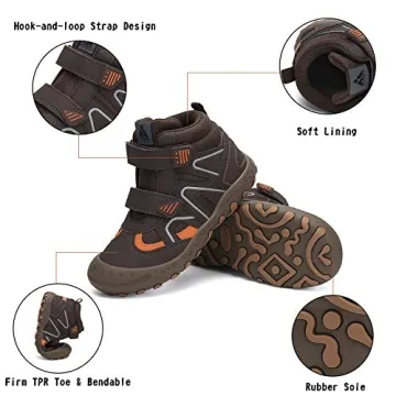 Mishansha Kids Hiking Boots Waterproof Lightweight Outdoor Shoes