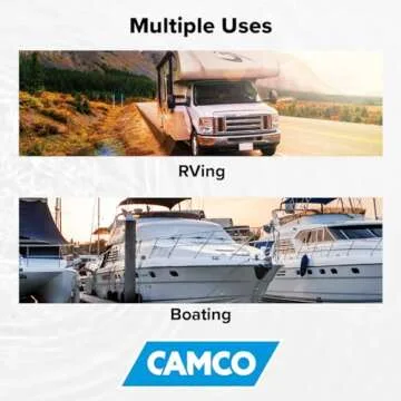 Camco Brass RV Water Pressure Regulator - Safe & Reliable