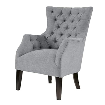 Madison Park Hannah Elegant Button Tufted Wing Chair