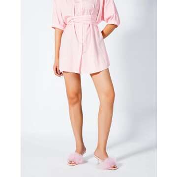 Heiyom Elegant Fluffy Feather Square Toe Stilettos