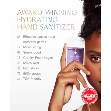 Touchland Power Mist Hydrating Hand Sanitizer Spray, FRESH 3-Pack (Mint, Citrus, Lemon Lime), 500-Sprays each, 1Fl Oz Travel Size (Set of 3)