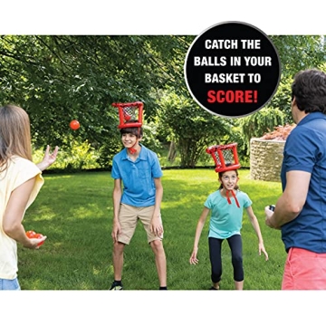 Wicked Big Sports Inflatable Basket Heads - Ultimate Family Game