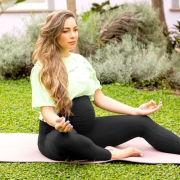 Walifrey Women's Maternity Leggings with Pockets Activewear