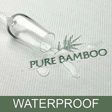Queen Mattress Protector by PURE BAMBOO for Ultimate Protection