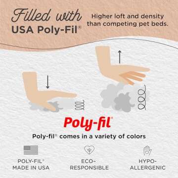 Calming Donut Pet Bed for Dogs and Cats | Soft & Cozy