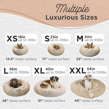 Calming Donut Pet Bed for Dogs and Cats | Soft & Cozy