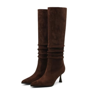 Stylish TEAIEUI Knee High Boots for Women - Comfortable Fashion
