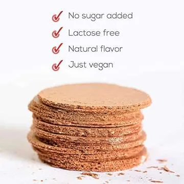 Kalan MNA - Amaranth Flour Wafer Thins - Low Calorie Snacks - Healthy Snacks For Adults - Obleas de Amaranto - Mexican Snack - No Sugar Added (Coconut, 3 Pack)