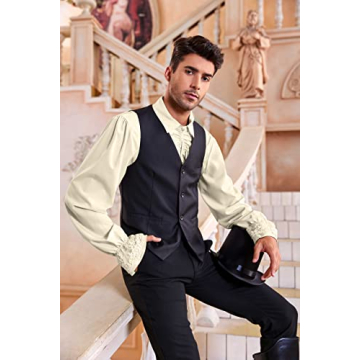 Bbalizko Pirate Shirt for Steampunk Costume