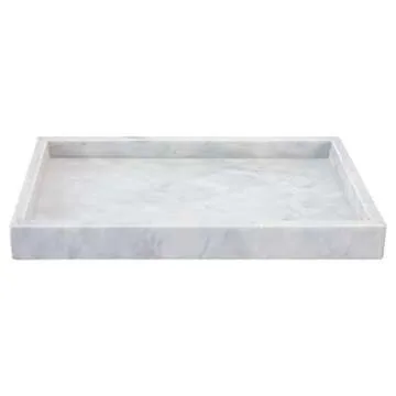 Elegant 12x8 Marble Vanity Tray for Home Decor