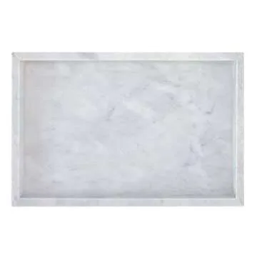 Elegant 12x8 Marble Vanity Tray for Home Decor