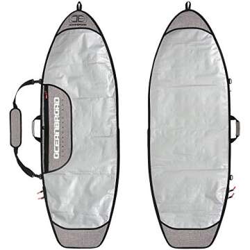 OCEANBROAD Surfboard Longboard Bag for up to 10'0 Boards