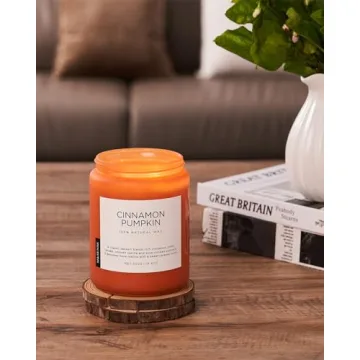 Cinnamon Pumpkin Scented Soy Candles - 19.4oz