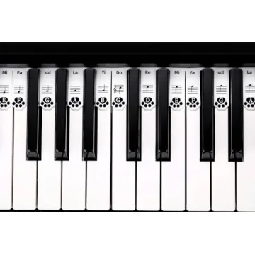 XynkoreX Silicone Piano Stickers for Easy Note Learning