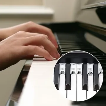 XynkoreX Silicone Piano Stickers for Easy Note Learning