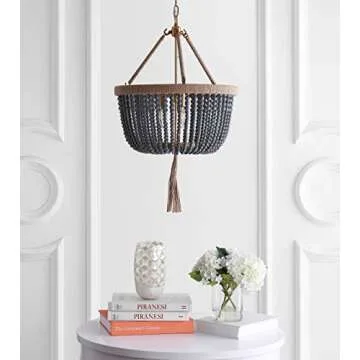 Safavieh Adra Bohemian Beaded Pendant with LED Bulbs