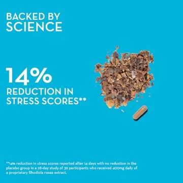 HUM Big Chill - Calming Supplement with Rhodiola Rosea for Stress & Mood Support - Balances Adrenal Health for Improved Stress Response (30-Count)