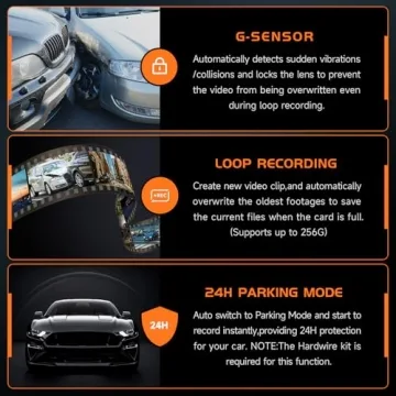 VEEMENT 2.5K Mini Dash Cam with WiFi and APP Access